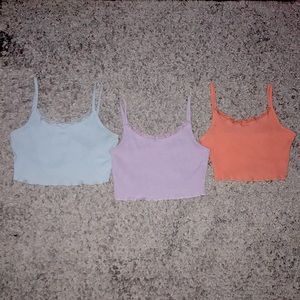 Shien Crop Tank Tops 3 for $22 OR 1 for $10